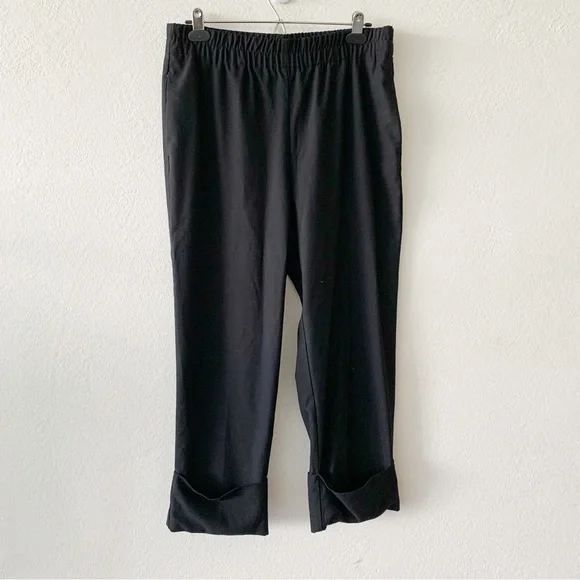 Zara Pants Jumpsuits Zara Black Elastic Waistband High